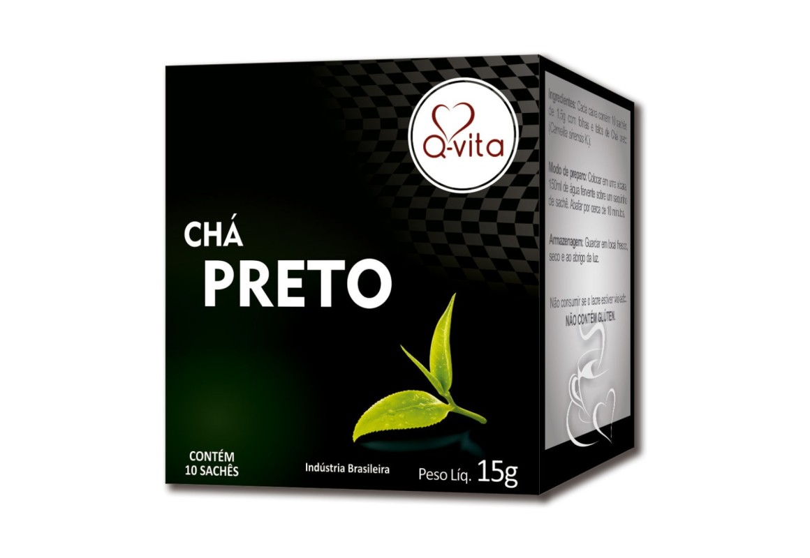 SACHE CHA PRETO 15G QVITA