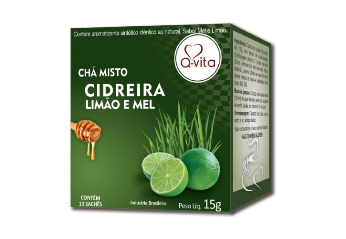 SACHE CIDREIRA LIMAO E MEL QVITA 15G